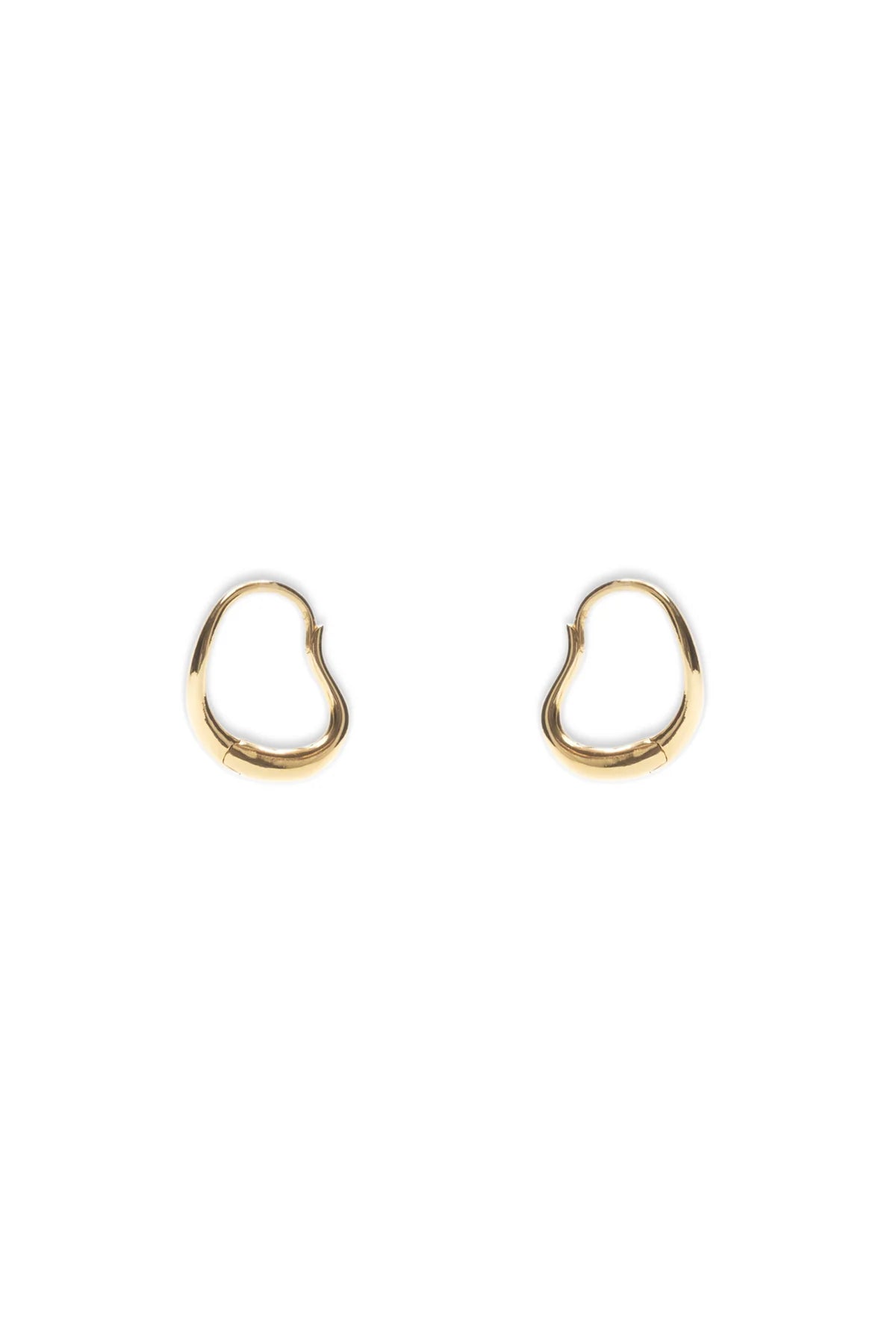 Nina Gordon Ventee Hoops Gold