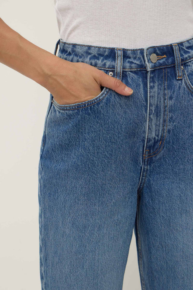Vintage Straight Jean Classic Blue