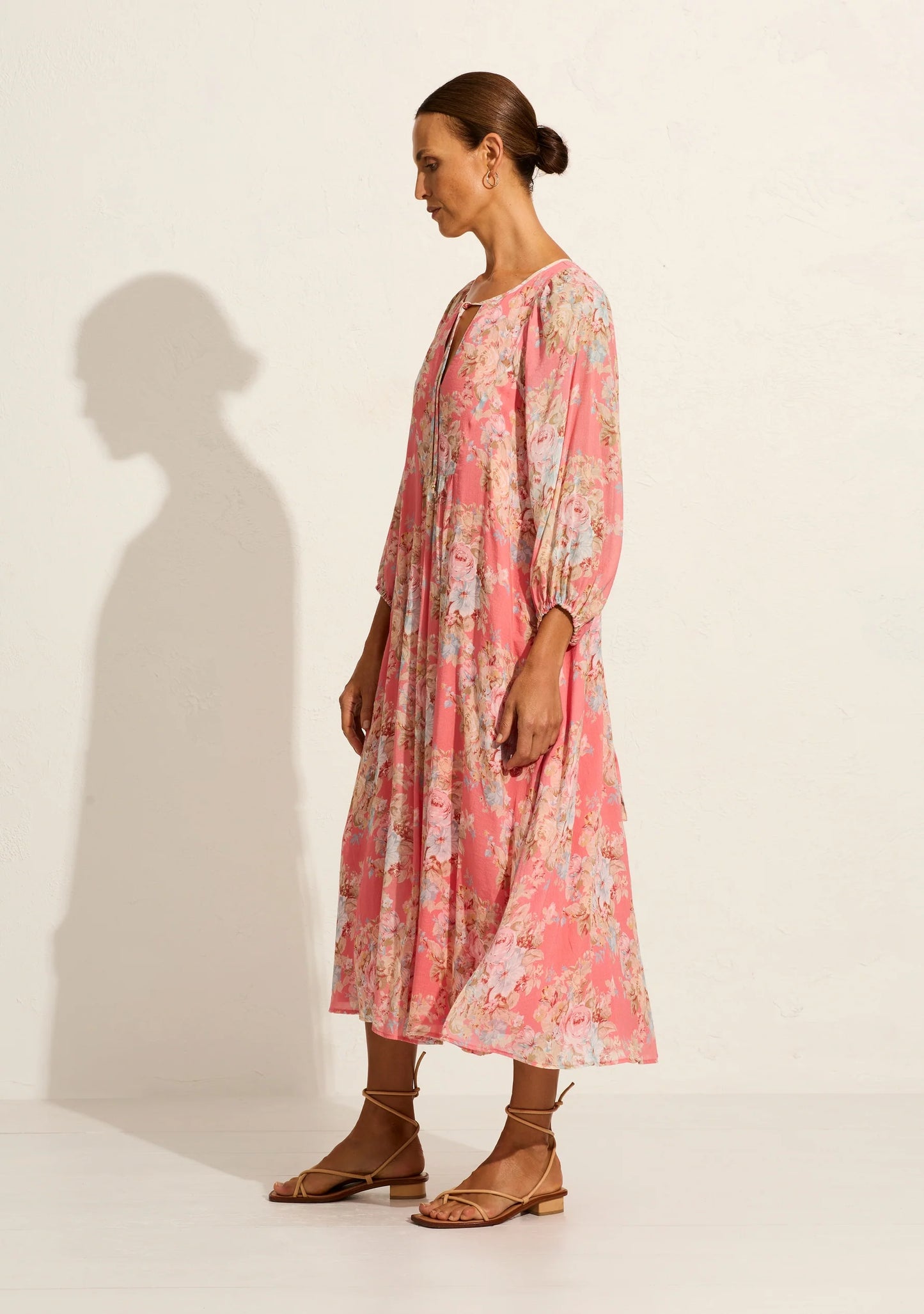 Willow Midi Dress Rose Pink