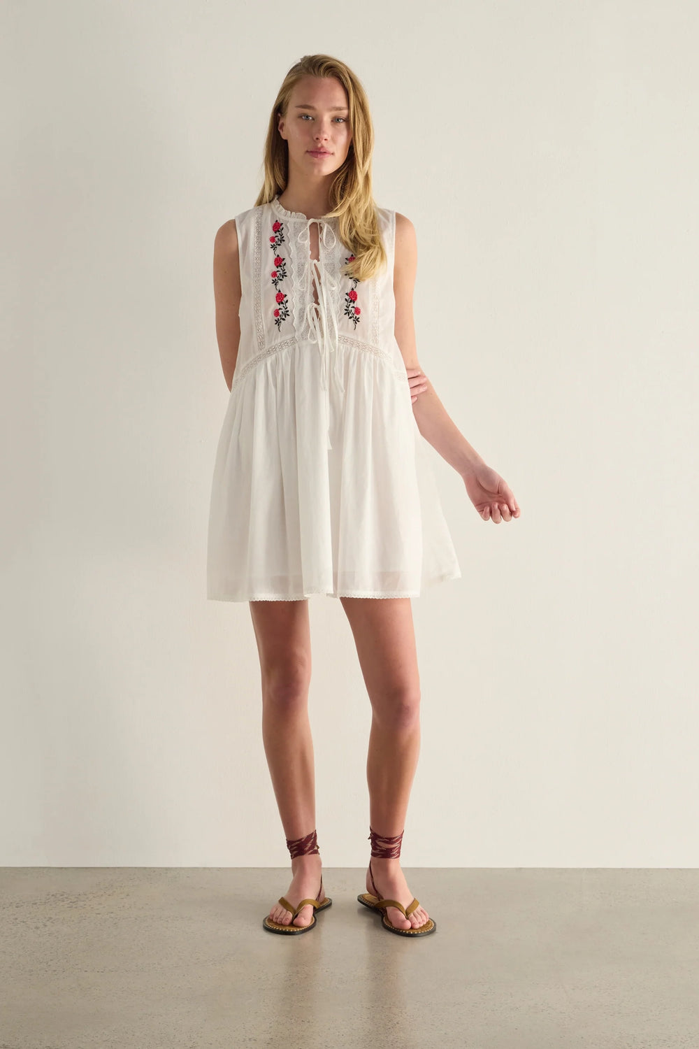 Bellamy Mini Dress White
