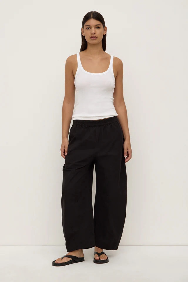 Lola Barrel Pant Black