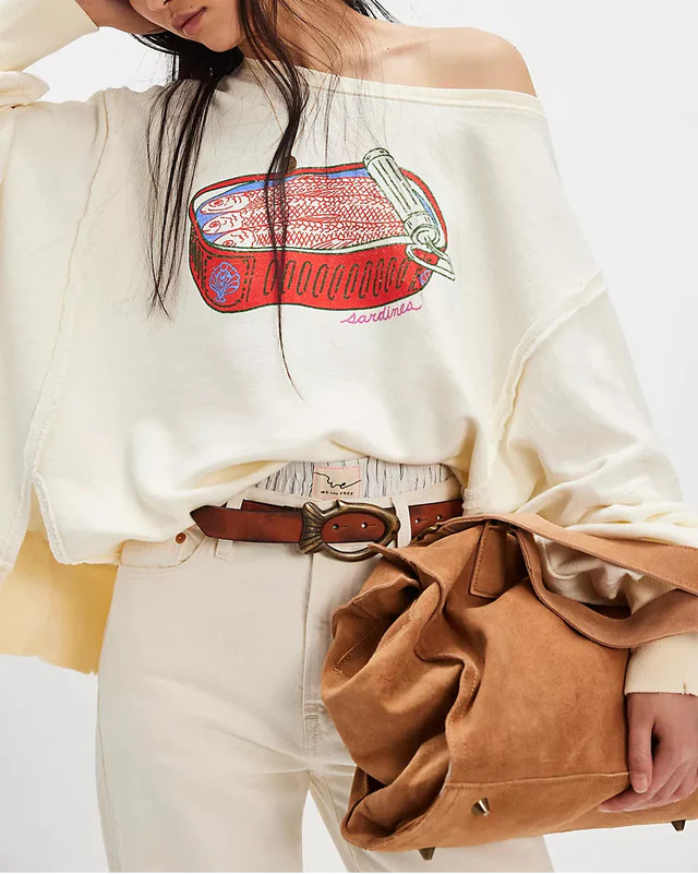 We The Free Graphic Camden Pullover Sardine Combo