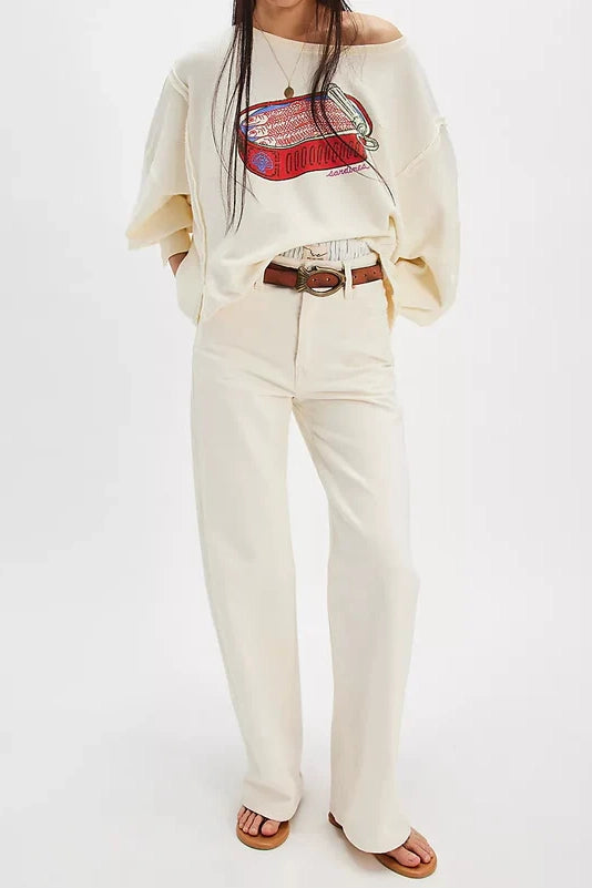 We The Free Graphic Camden Pullover Sardine Combo