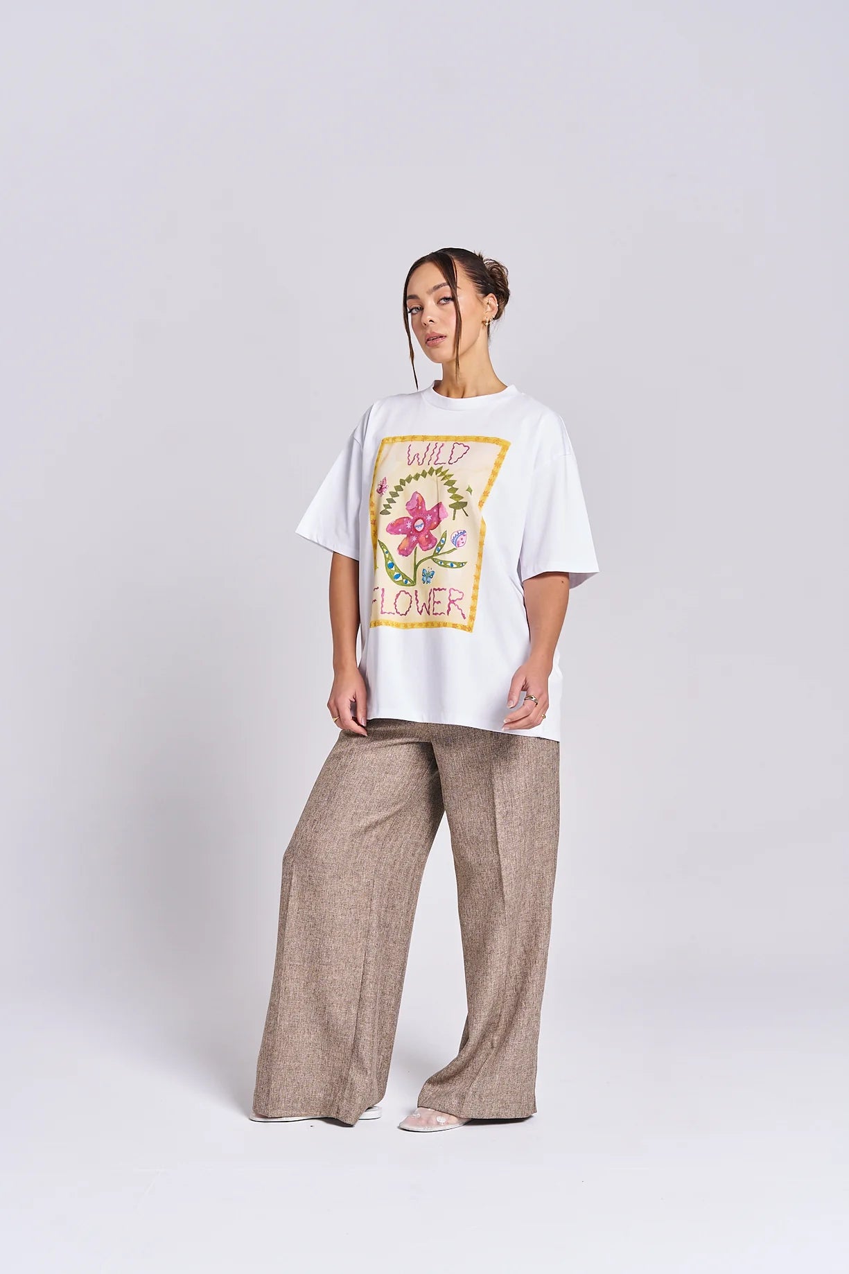 Wildflower Tee White