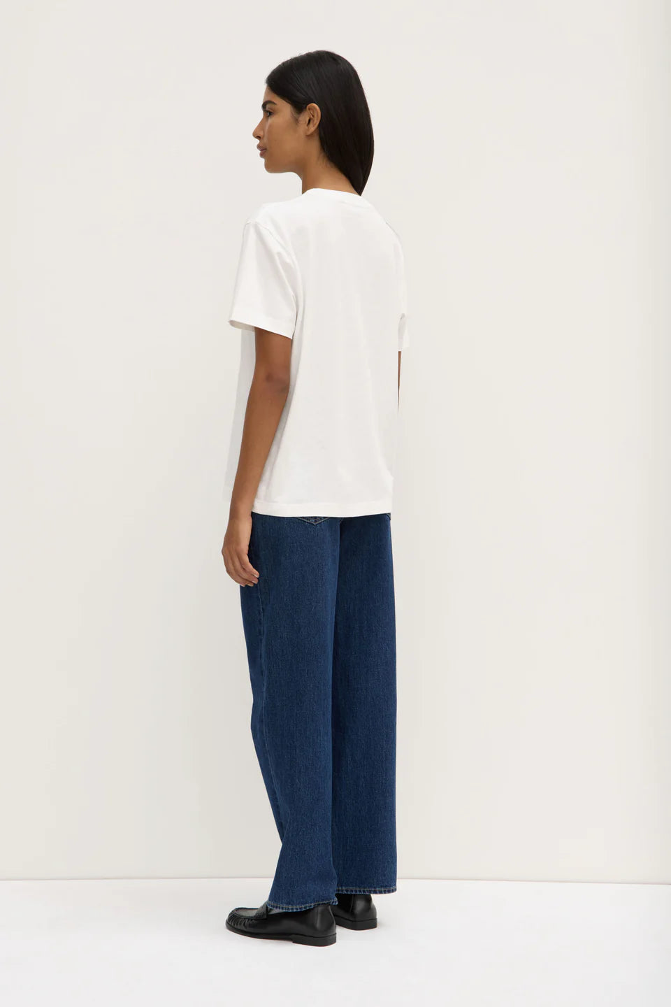 Womens Atelier Logo Tee White