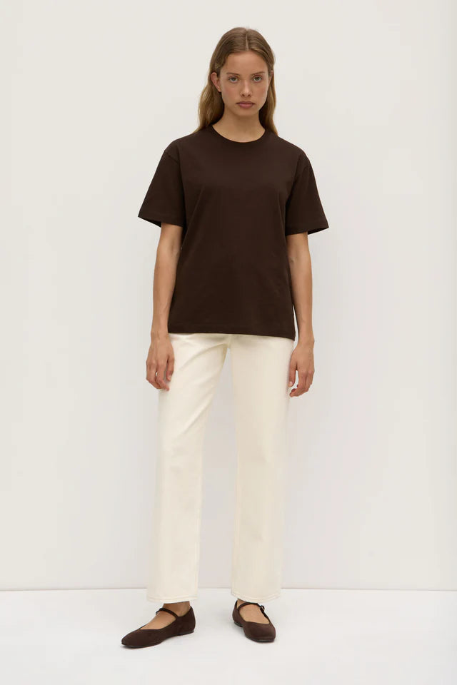 Womens Organic Base Tee Ganache