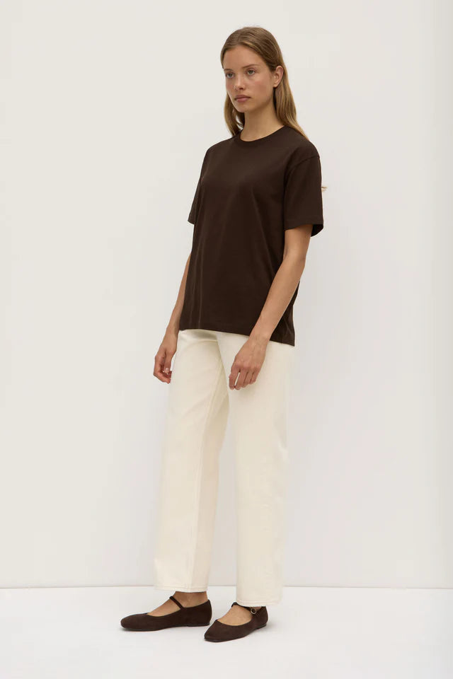 Womens Organic Base Tee Ganache