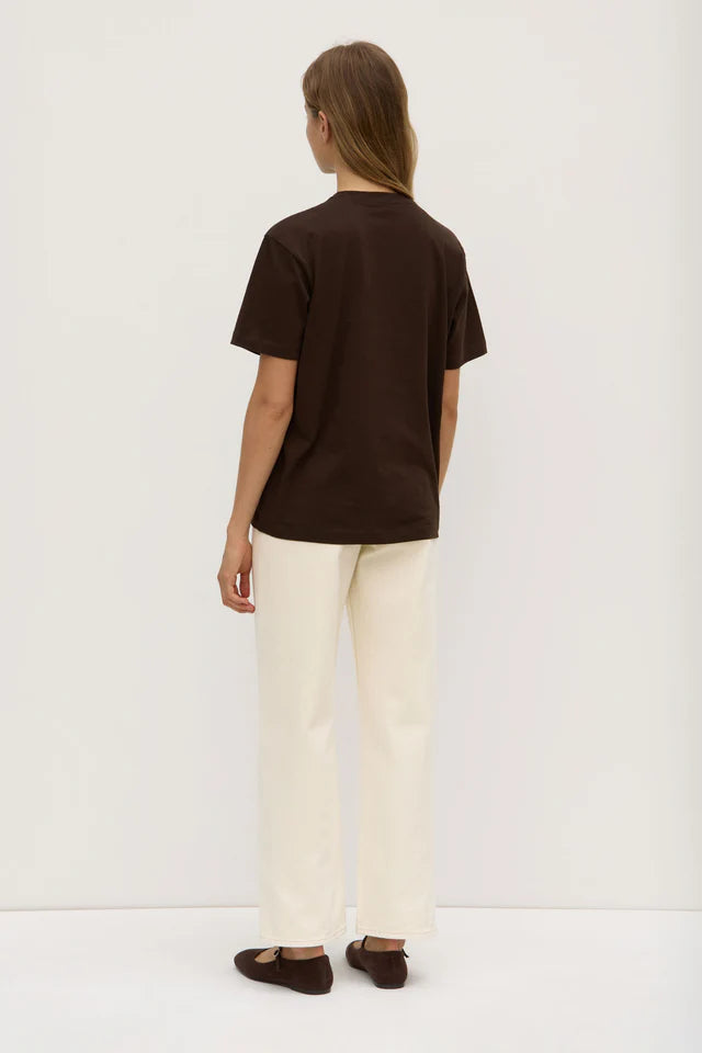 Womens Organic Base Tee Ganache