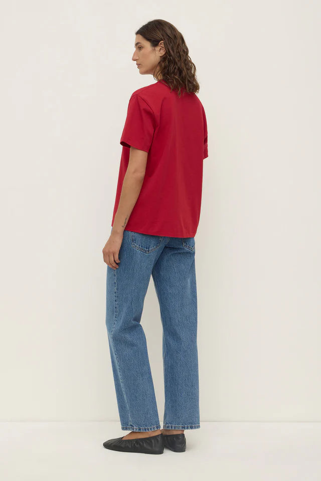 Womens Organic Base Tee Mulberry