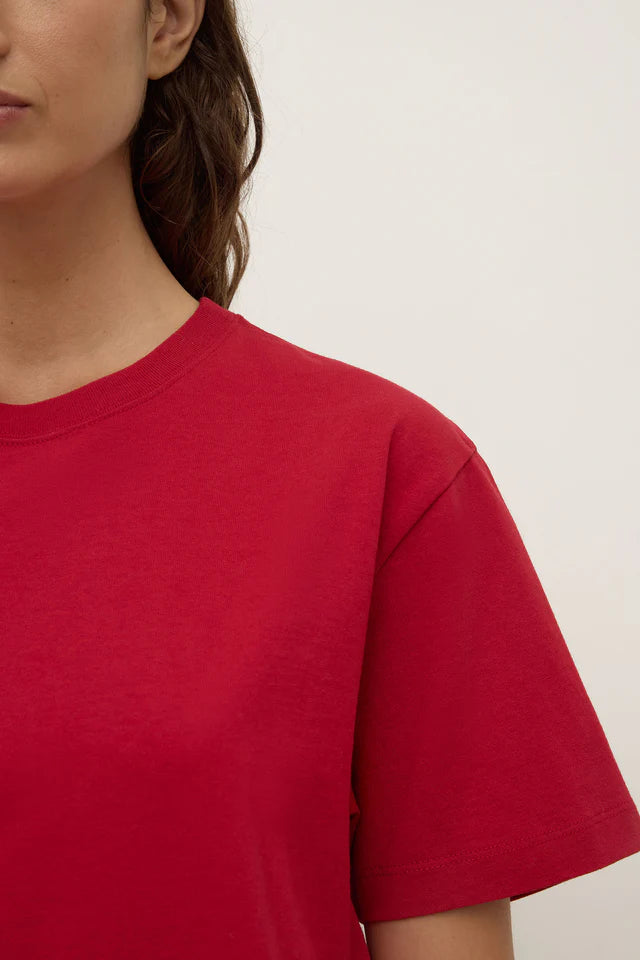 Womens Organic Base Tee Mulberry