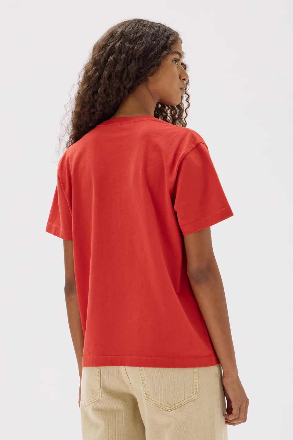 Womens Organic Base Tee Papaya