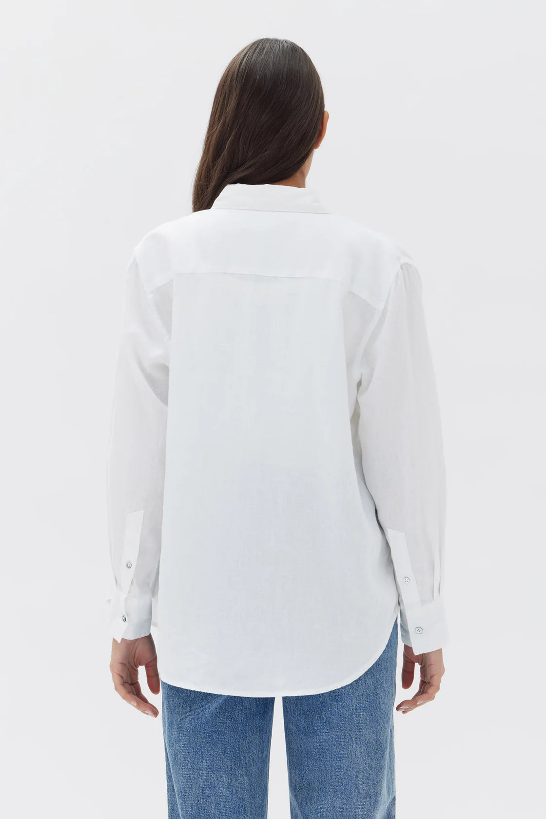 Xander Long Sleeve Shirt White