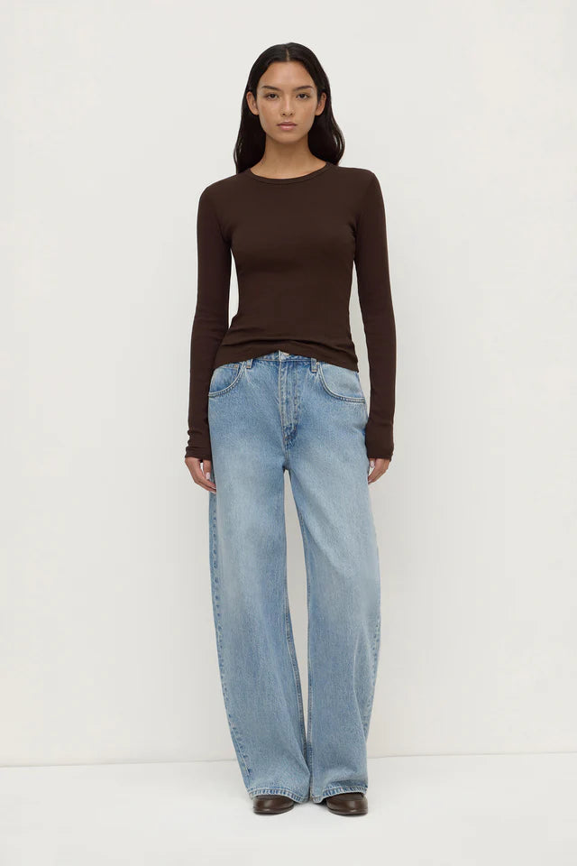 Zali Long Sleeve Tee Ganache