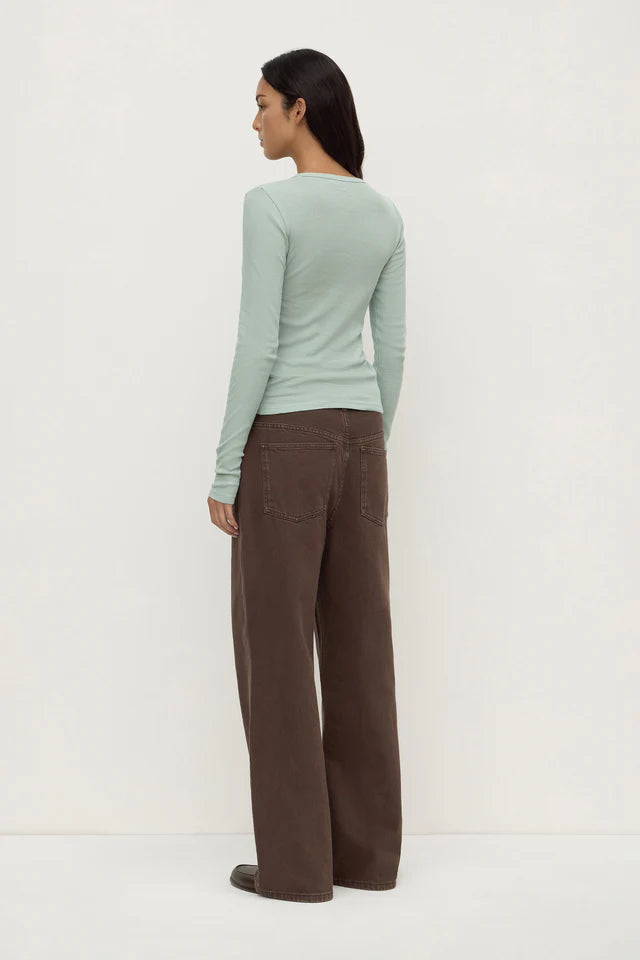 Zali Long Sleeve Tee Mint