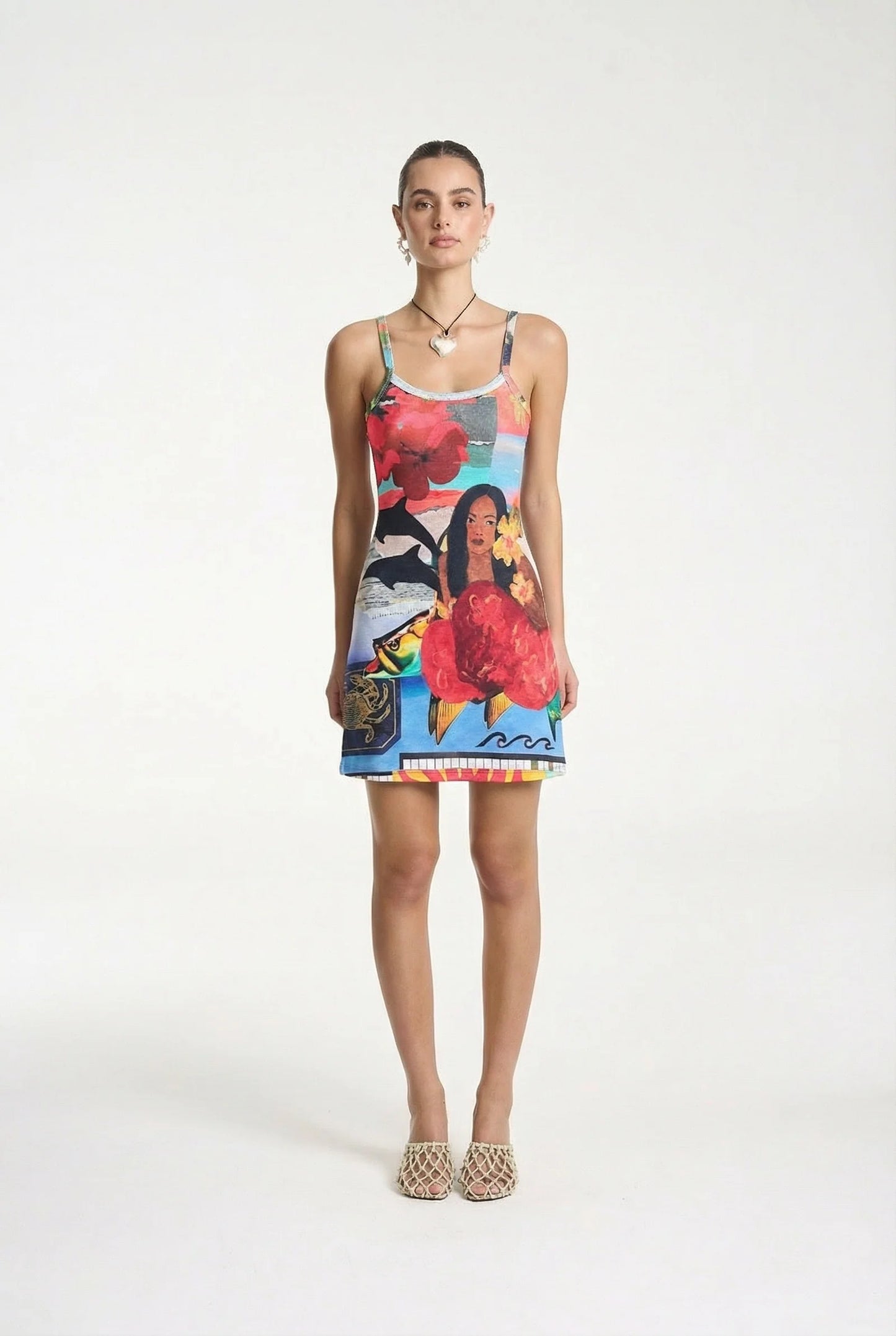 A Line Mini Dress Loco