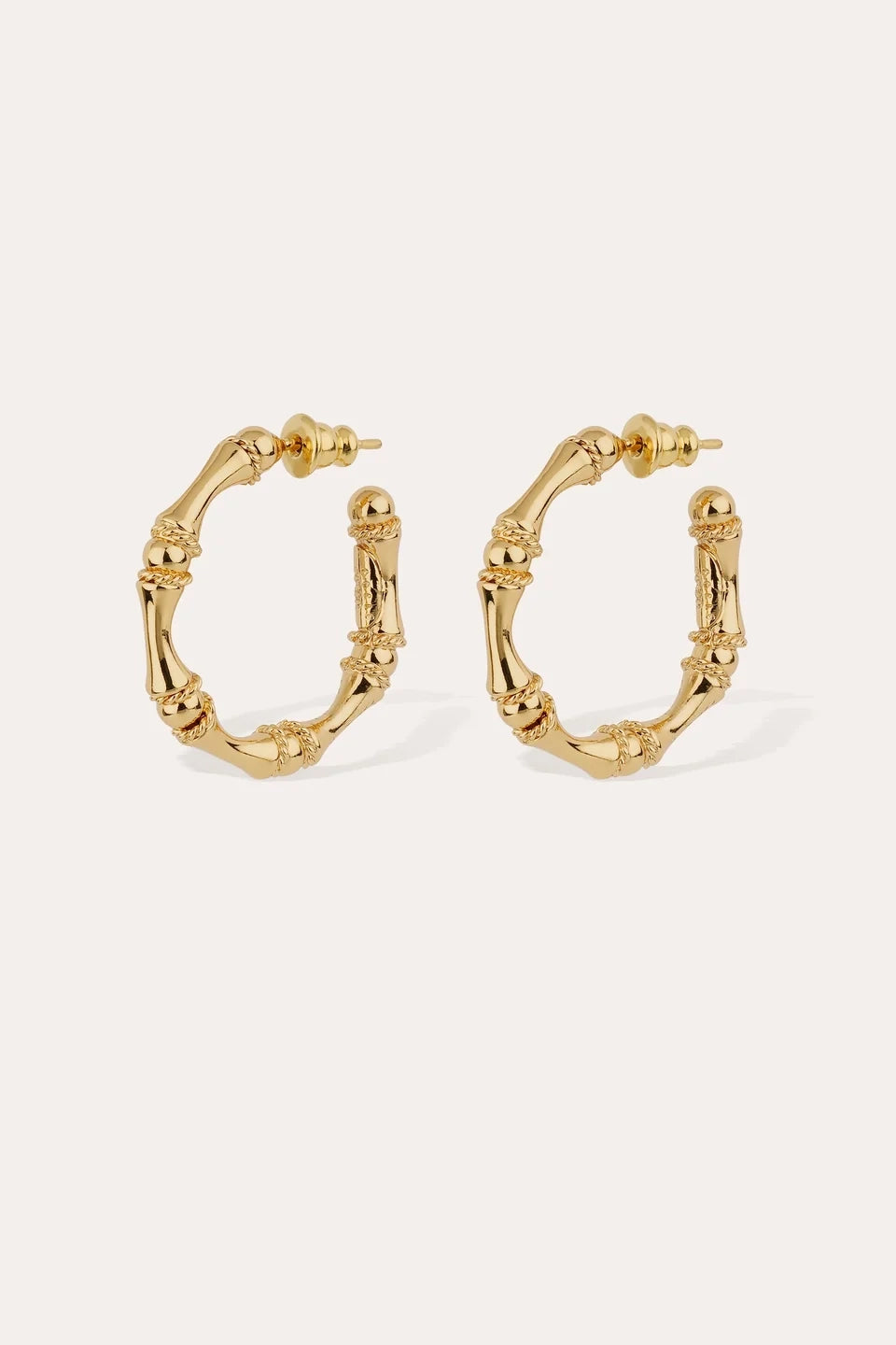 Gas Bijoux Mini Bambou Hoop Earrings