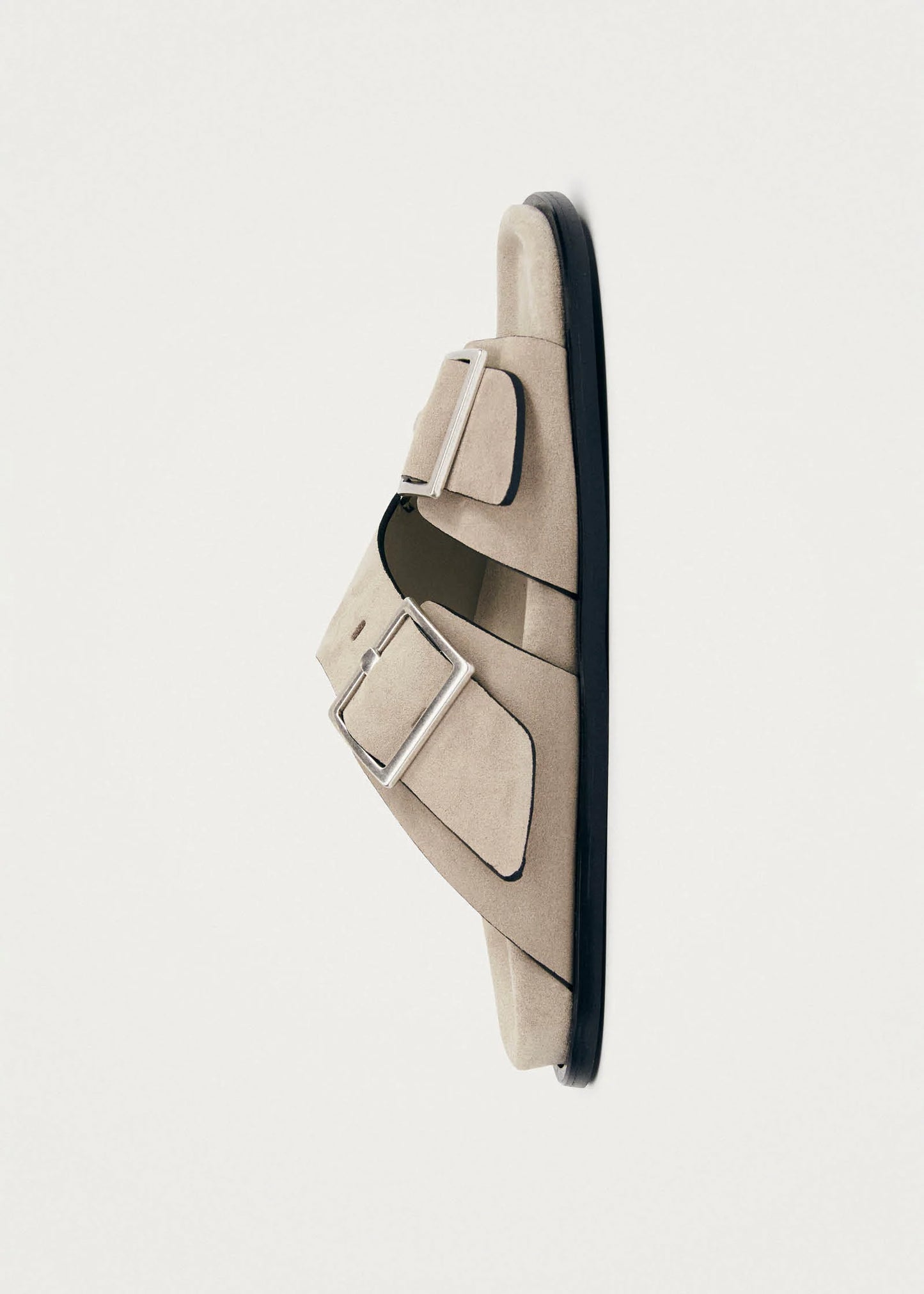 Alba Suede Beige Leather Sandals
