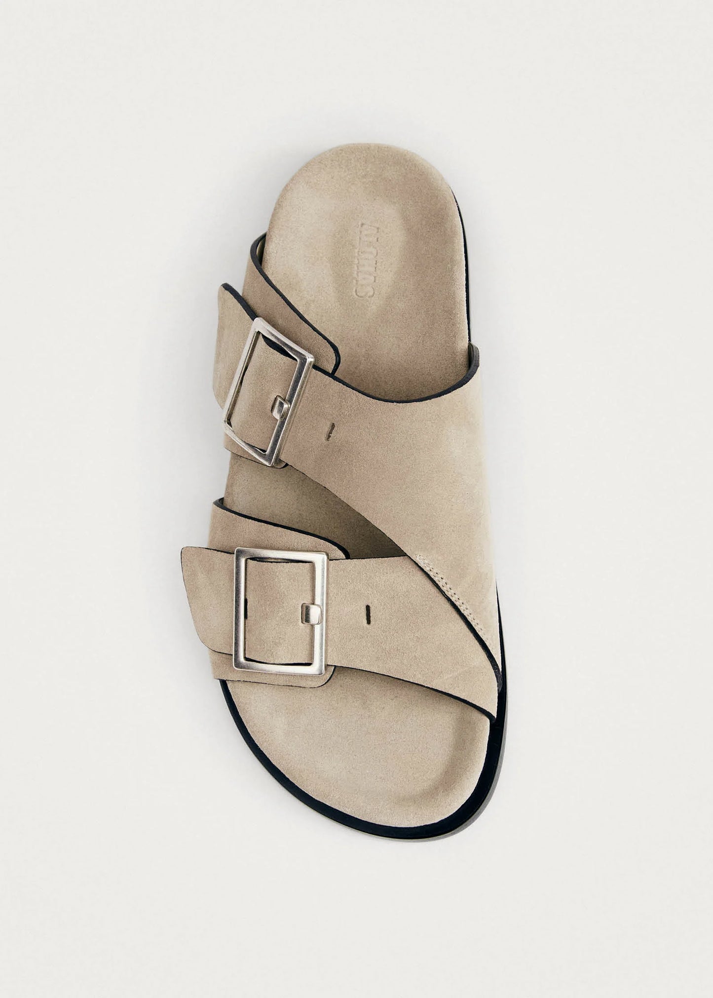 Alba Suede Beige Leather Sandals