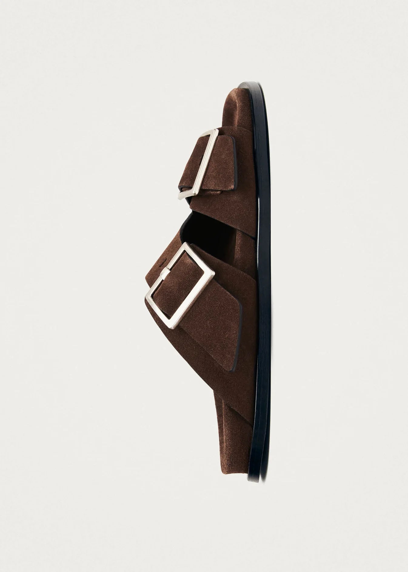 Alba Suede Brown Leather Sandals