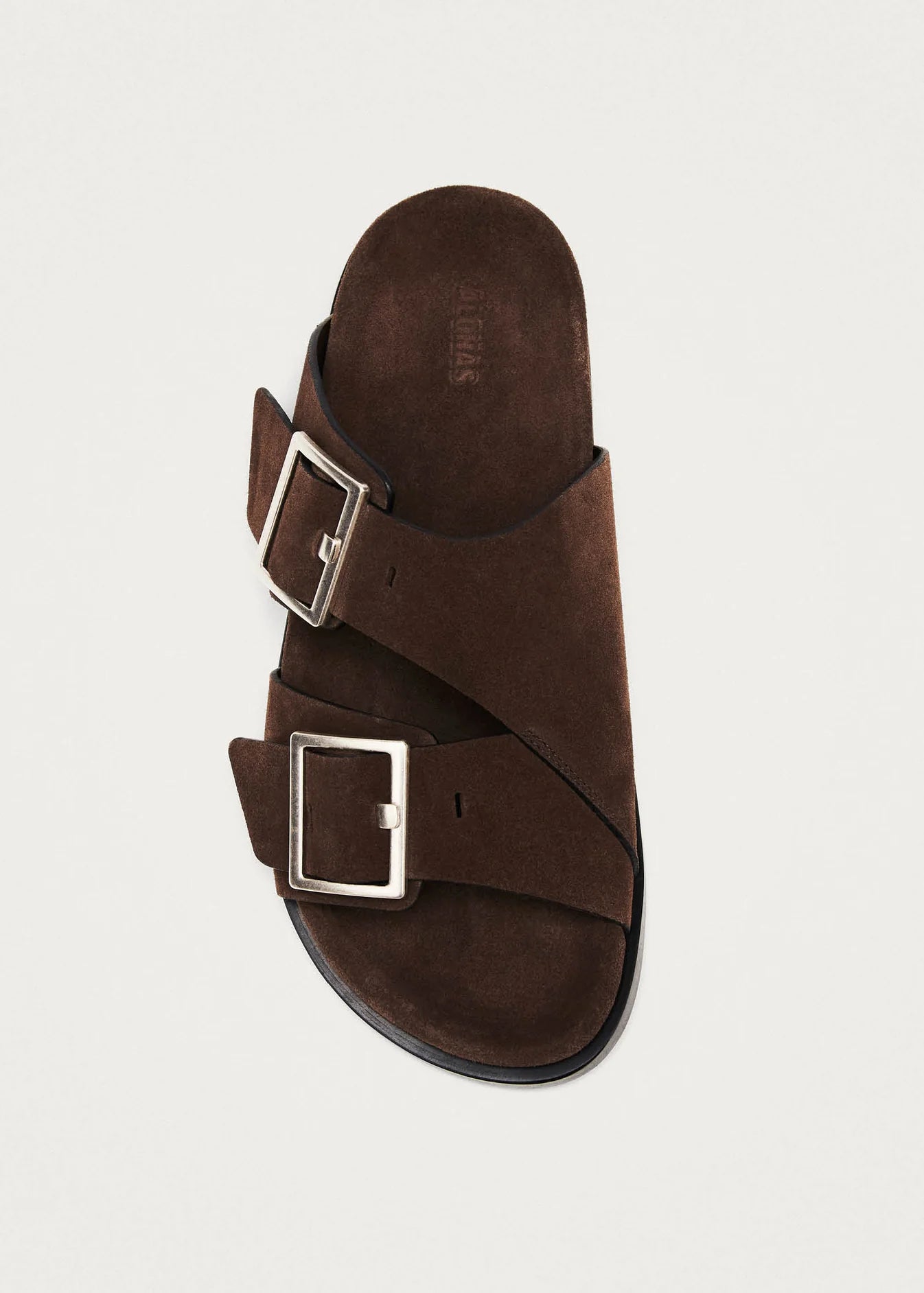 Alba Suede Brown Leather Sandals