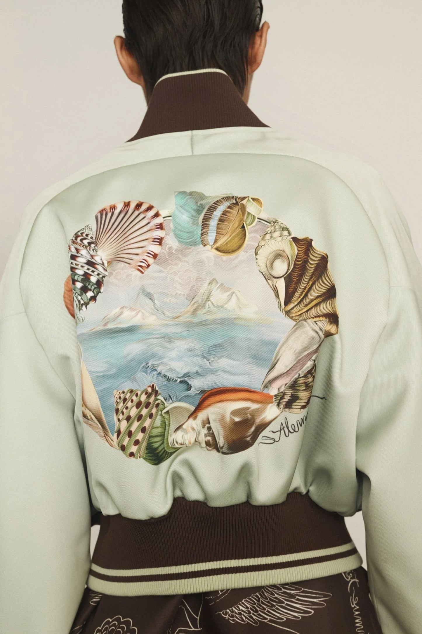 Opal Mint Bomber Jacket