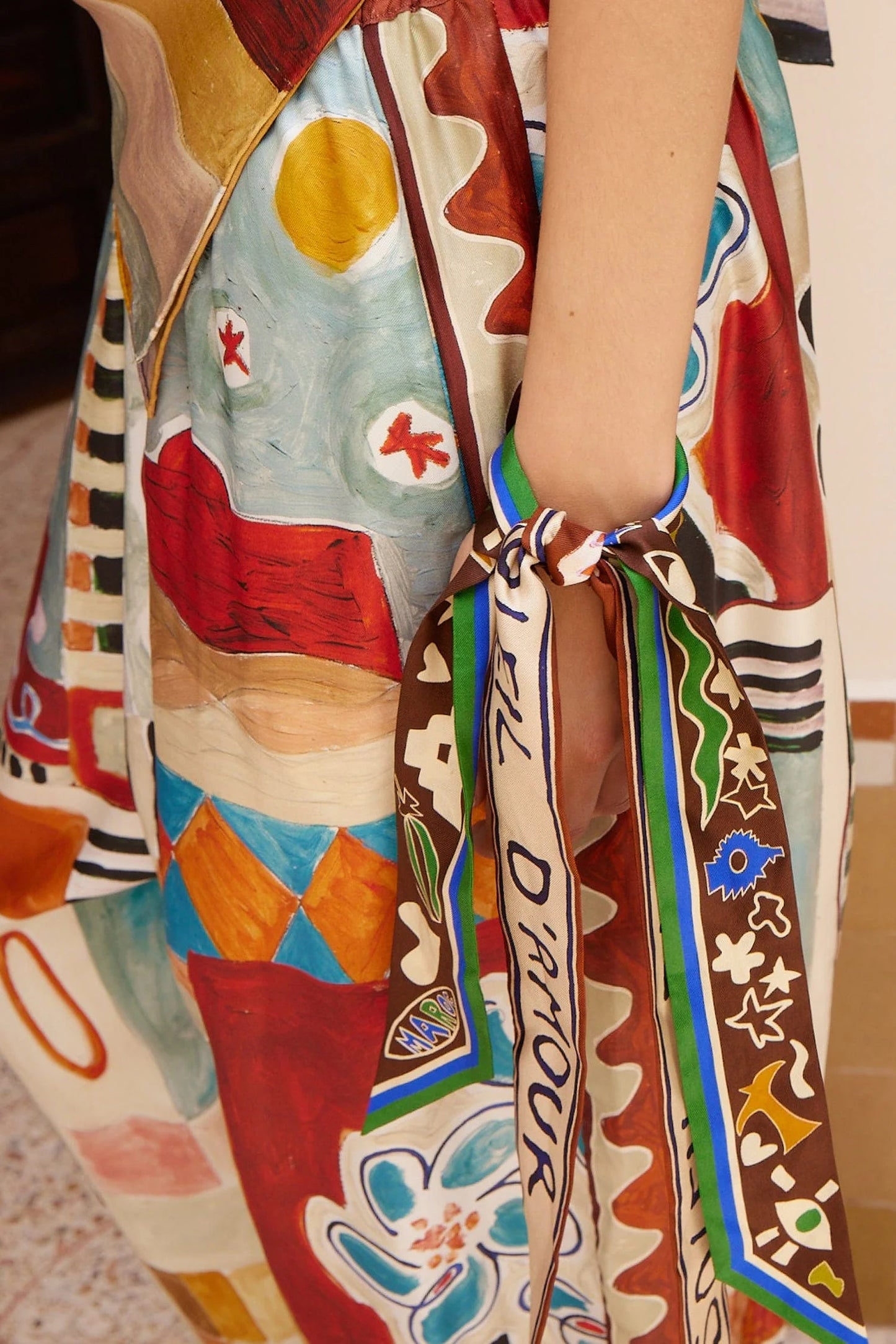 Michelle Tapered Silk Pant