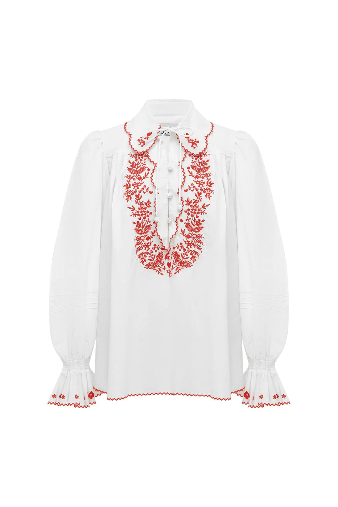 Heart Embroidered Shirt