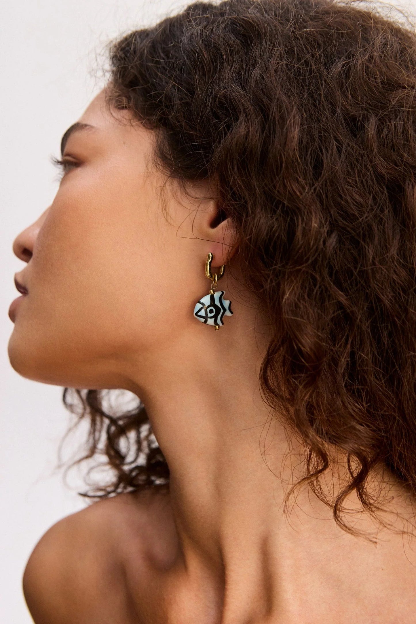 Calypso Ceramic Fish Earrings