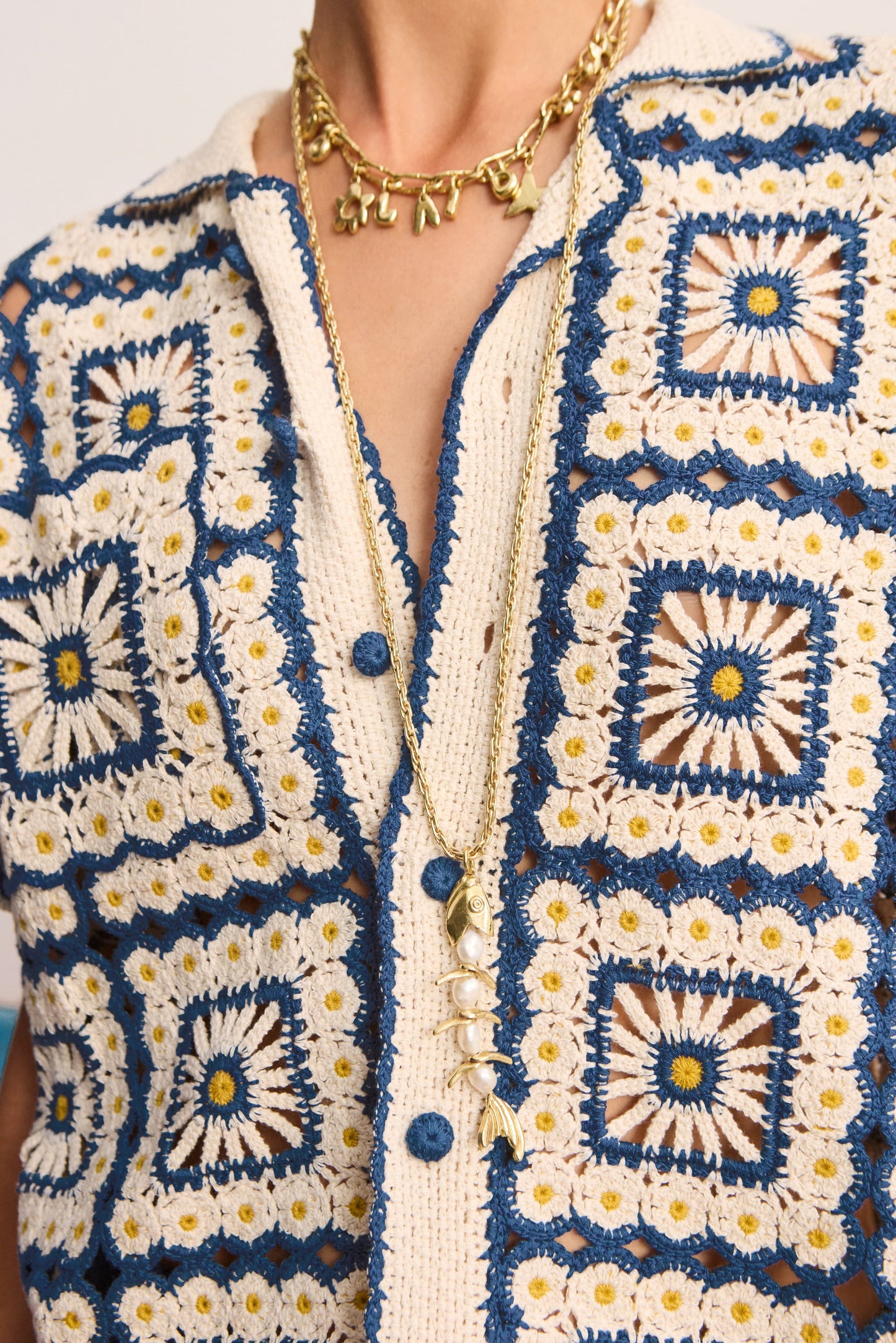 Calypso Pearl Fish Necklace