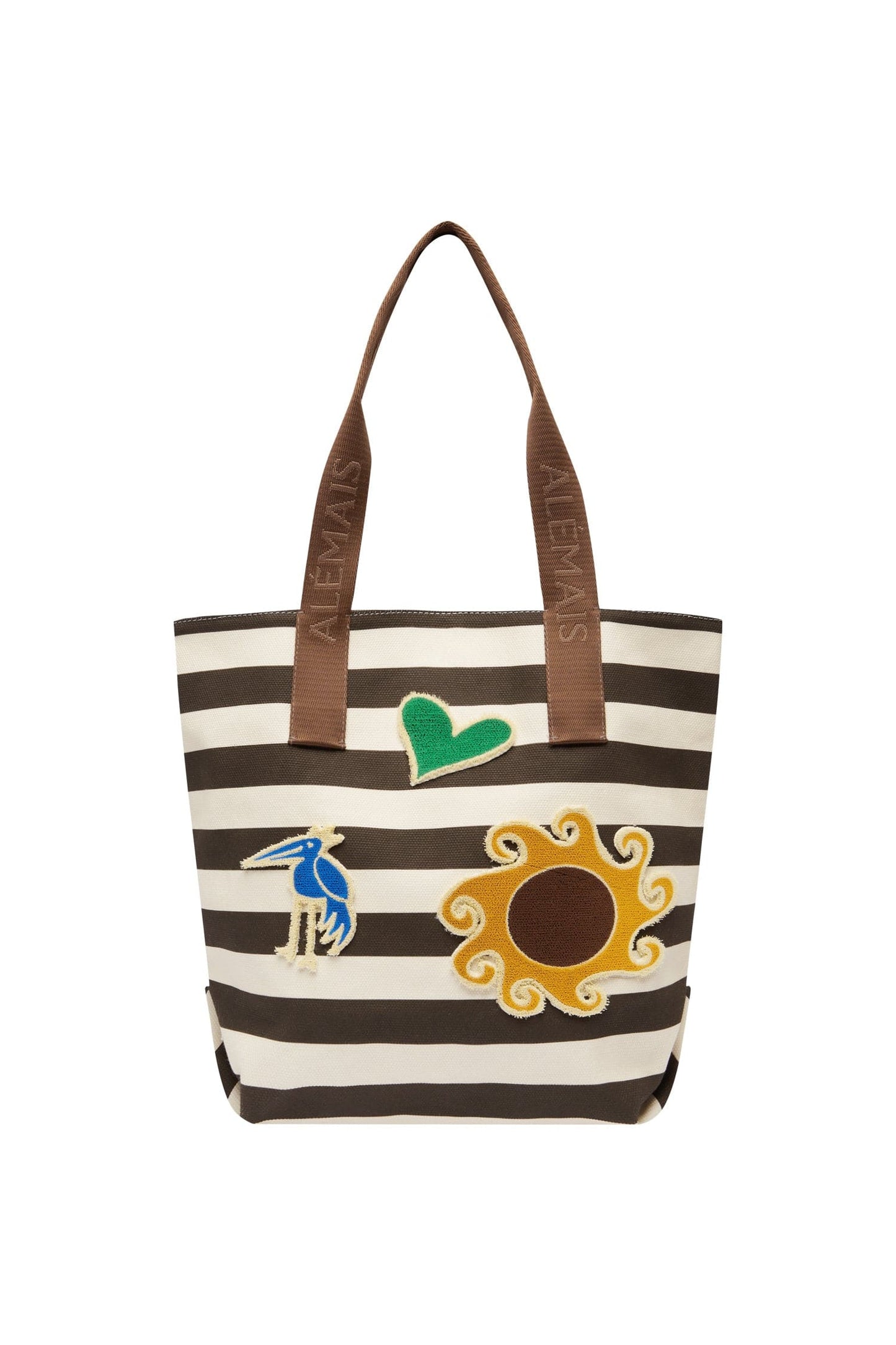Maroc Stripe Patch Shopper Tote
