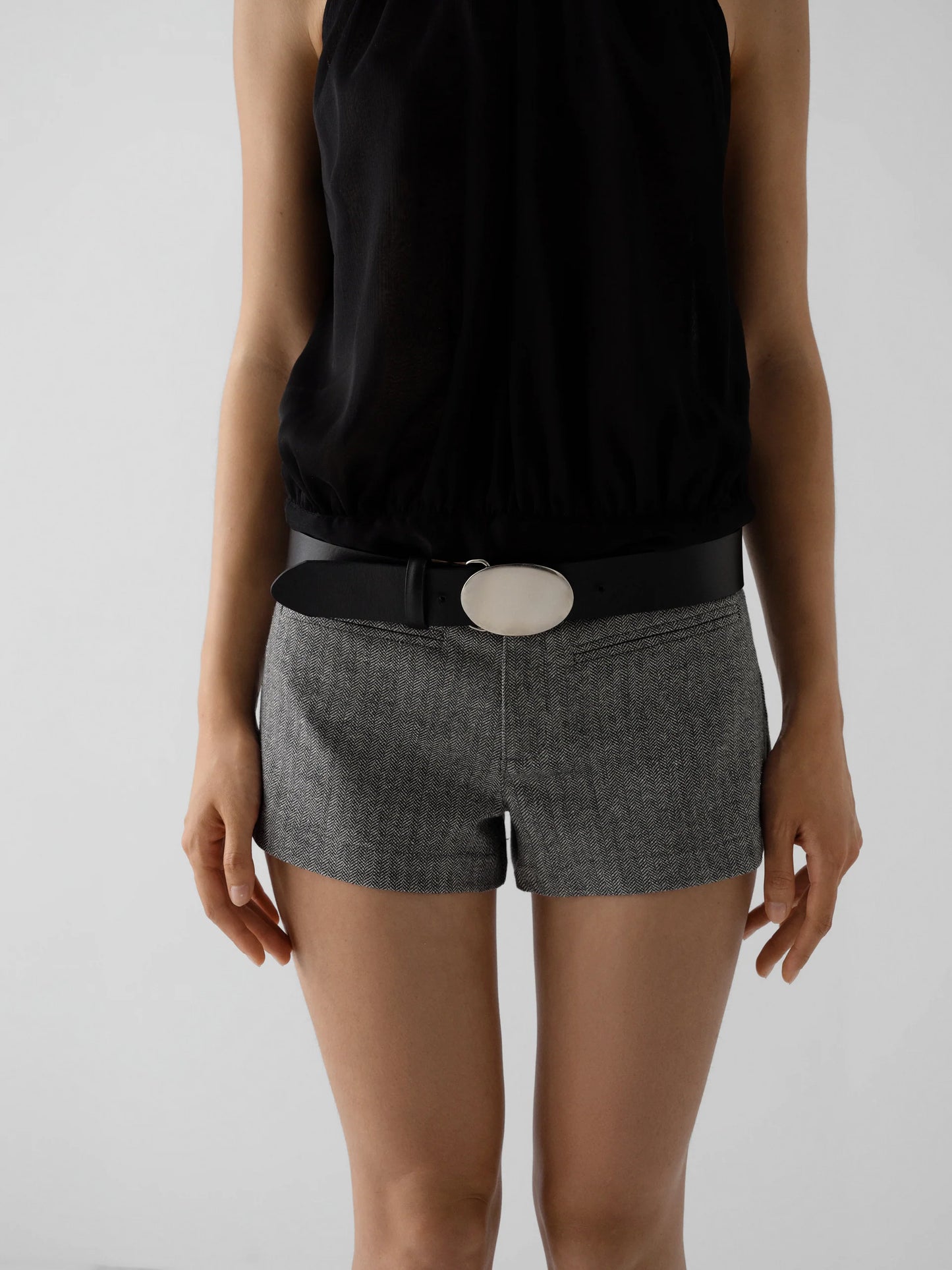 Alexa Shorts Grey Beige