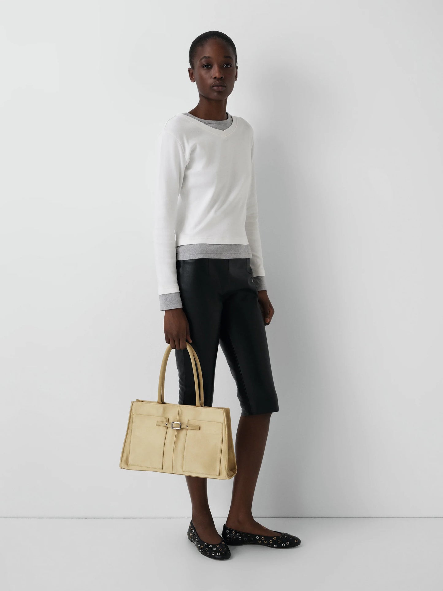 Sam T-shirt White Grey