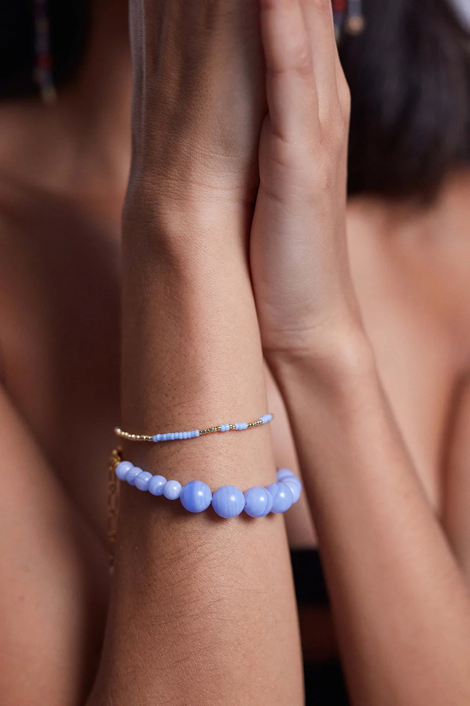 Float Bracelet Blue Lace Agate