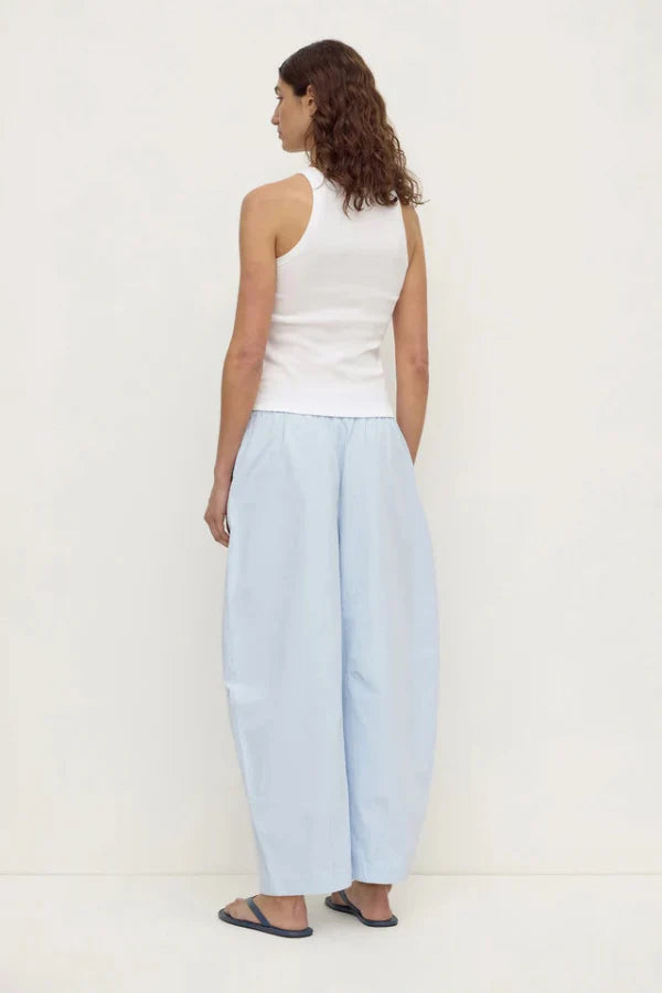 Assembly Label Elaine Washed Cotton Pant Powder Blue