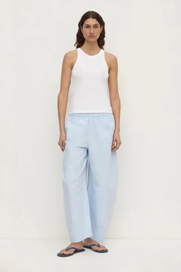 Assembly Label Elaine Washed Cotton Pant Powder Blue