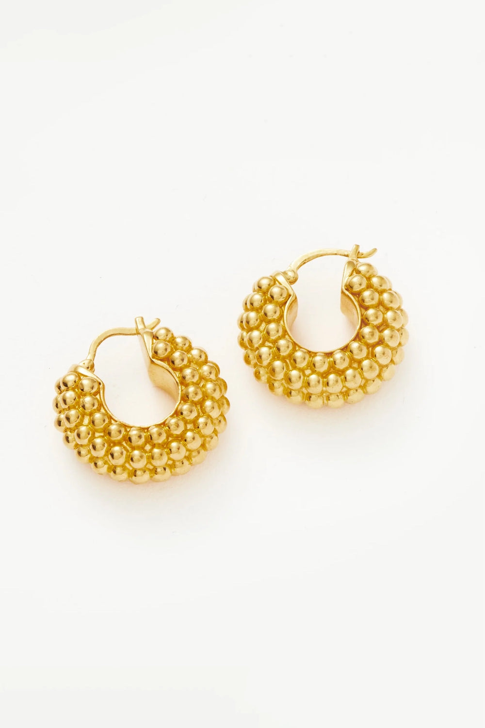 Baya Hoop Earrings Gold Plated