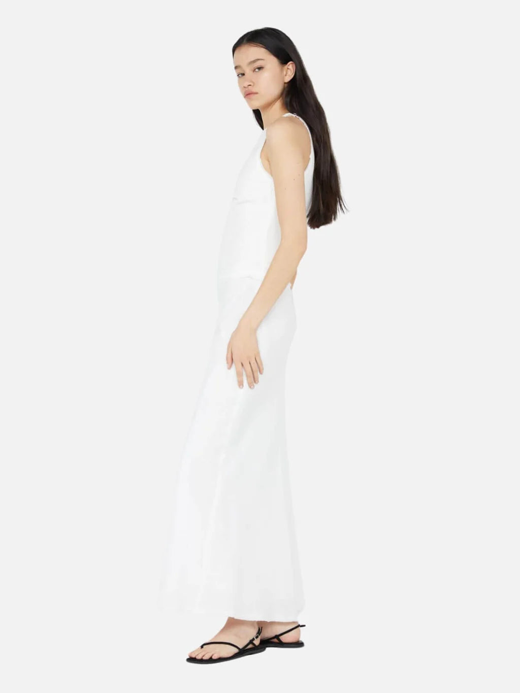 Everly Maxi Skirt White