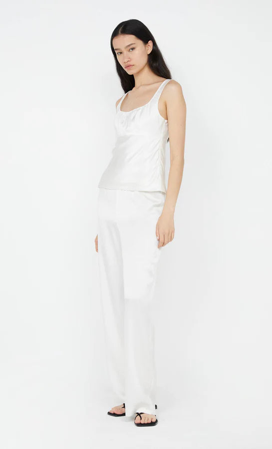 Ninah Drawstring Pant White