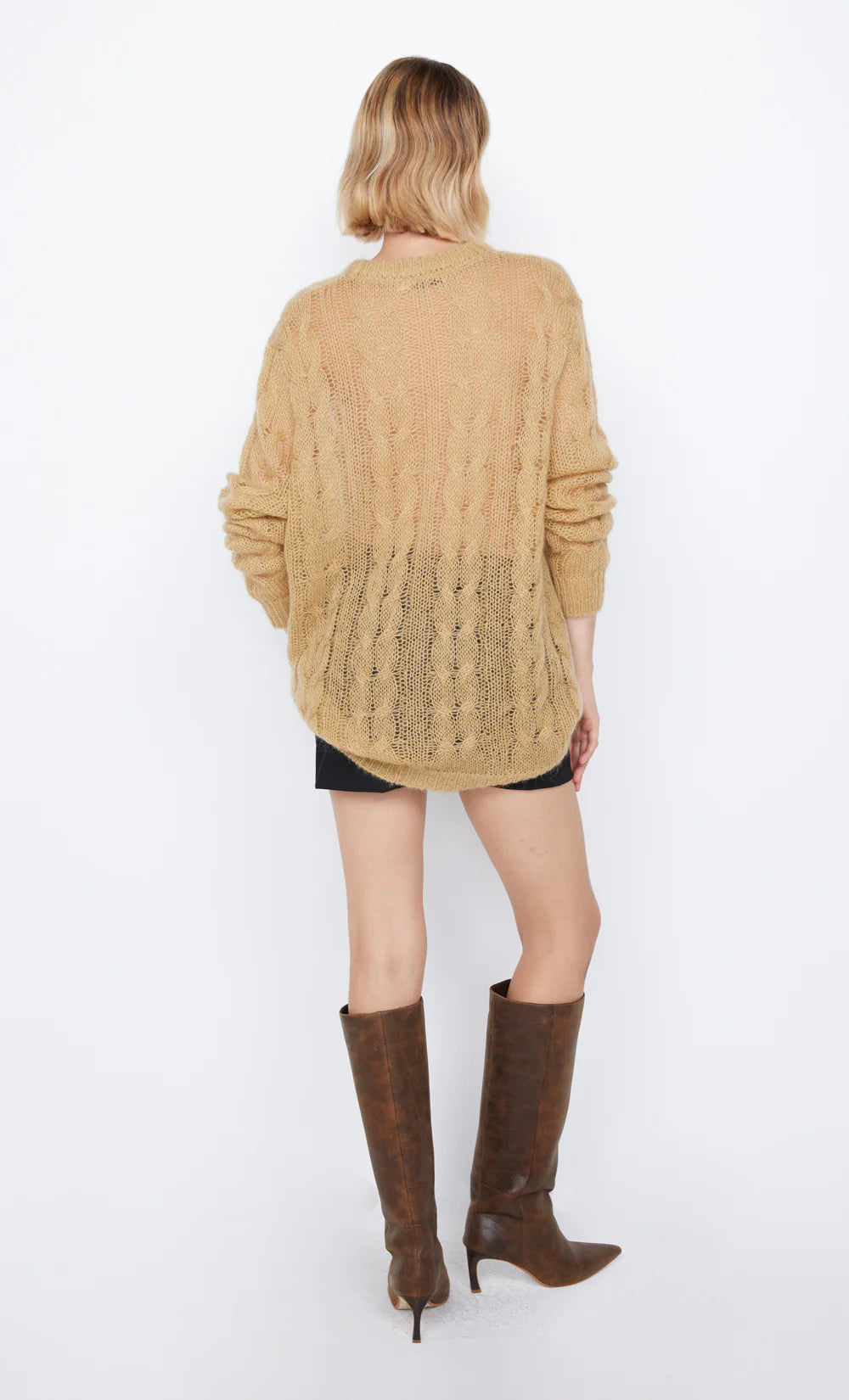 Antoine Knit Jumper Camel