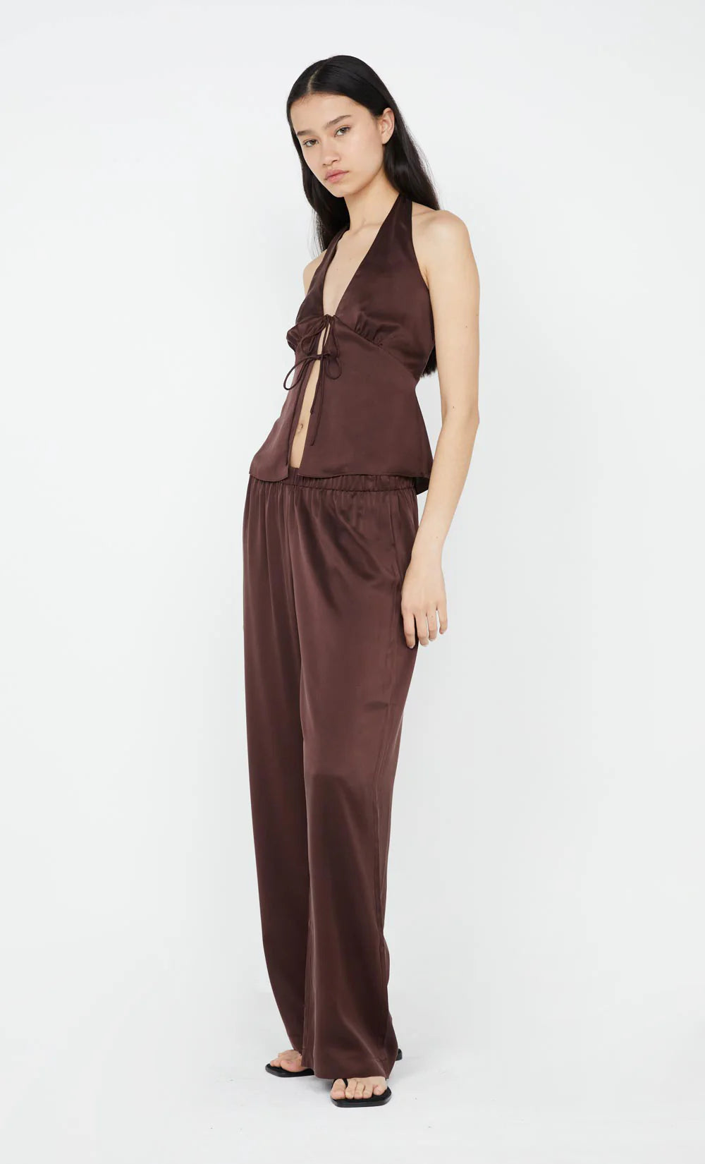 Kaia Pant Choc Plum