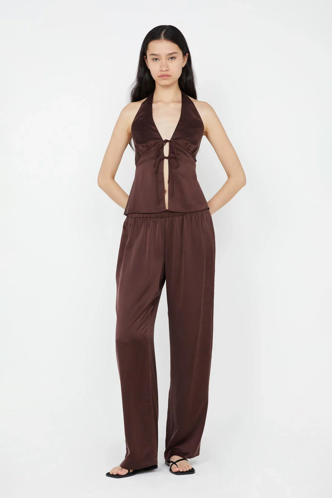 Kaia Pant Choc Plum