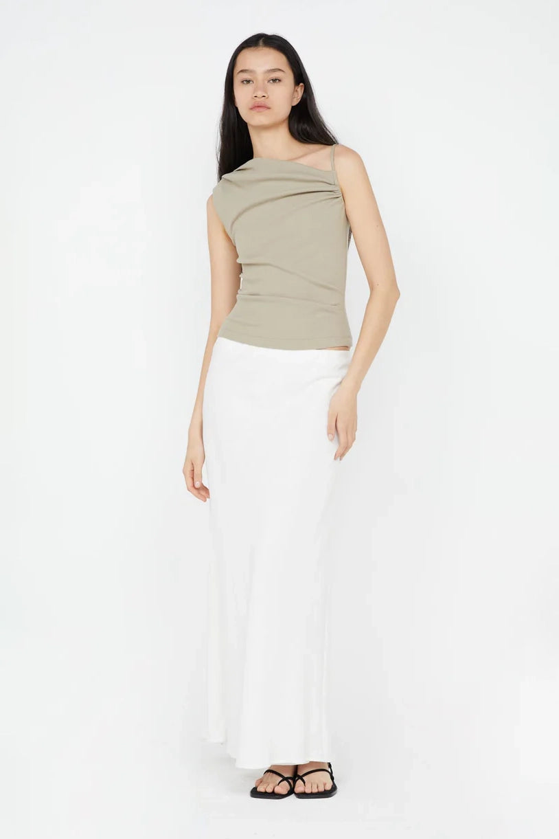 Everly Maxi Skirt White