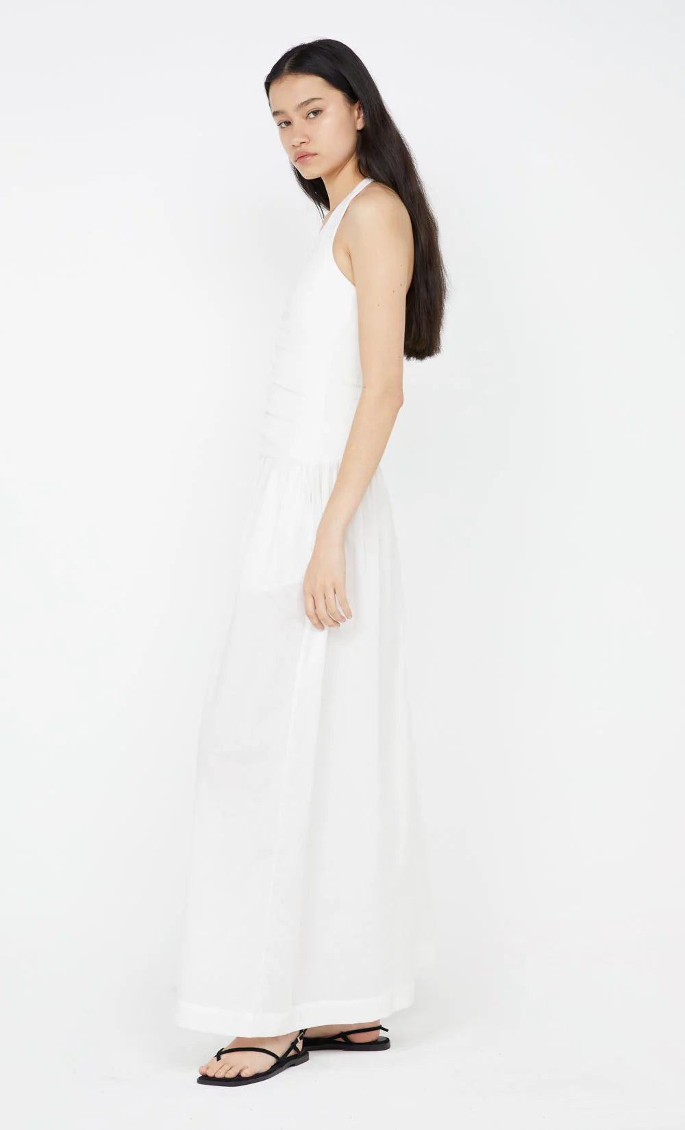 Leila Halter Dress Ivory