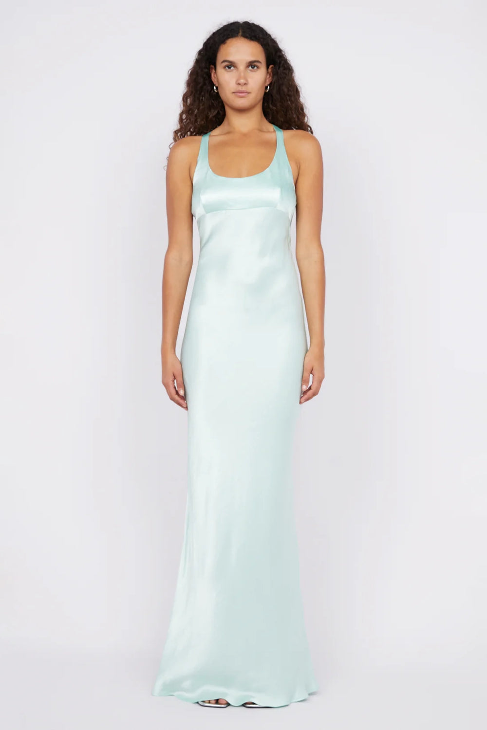 Maxine Crossover Dress Mint