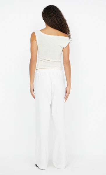 Ninah Drawstring Pant White