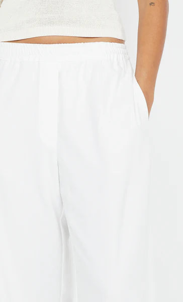 Ninah Drawstring Pant White