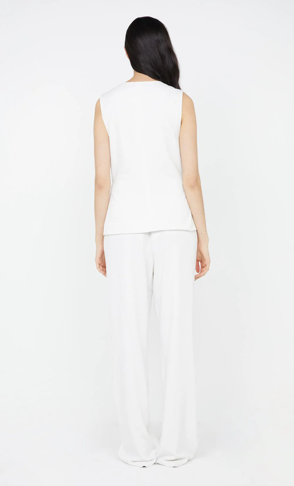 Ninah Tie Vest White