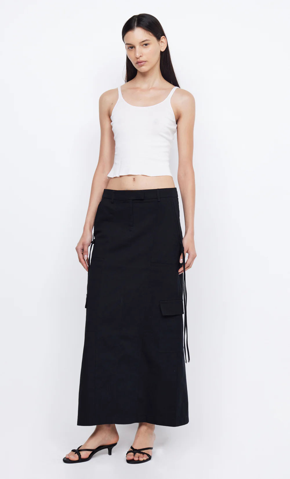 Rina Maxi Skirt Black