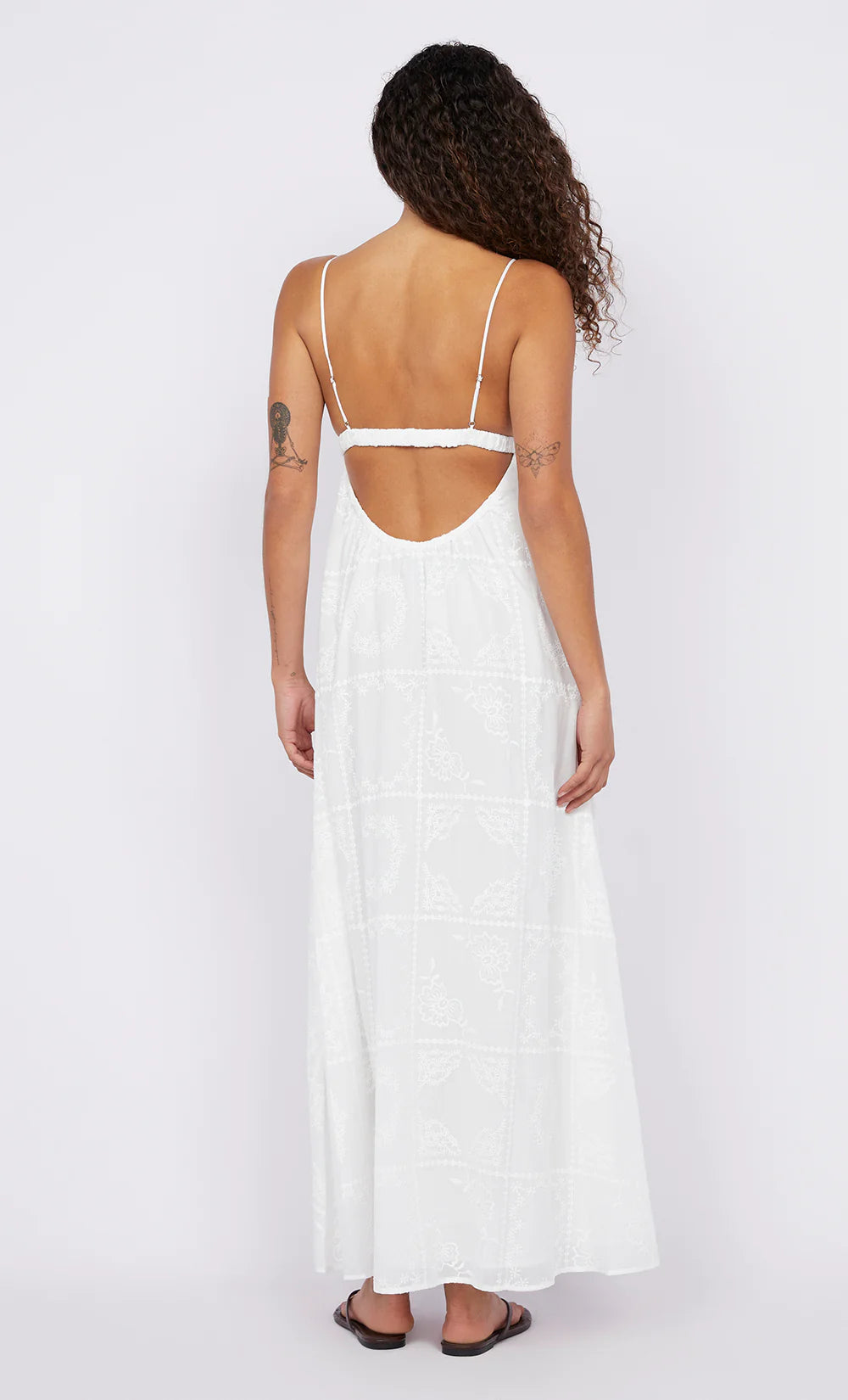 Zalea Maxi Dress White