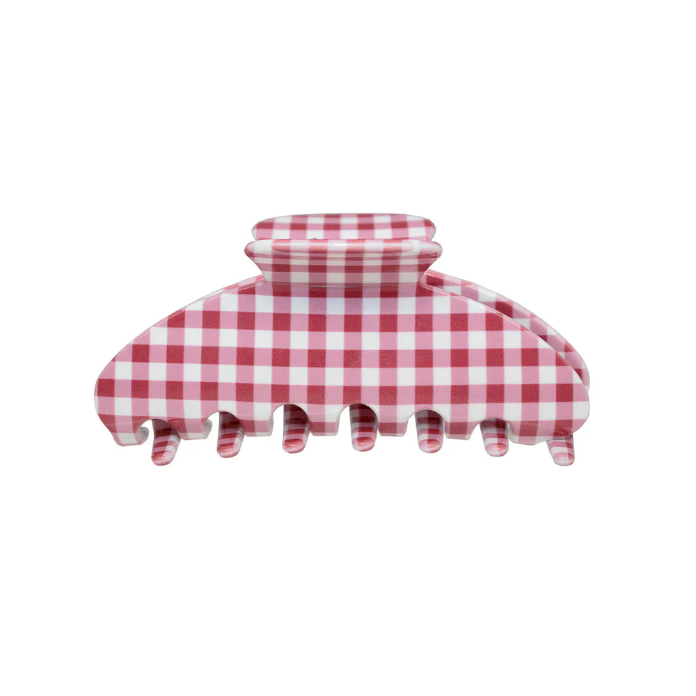 Big Effing Clip Red Gingham